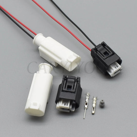 2 hole automotive waterproof connector small current socket for car wire harness