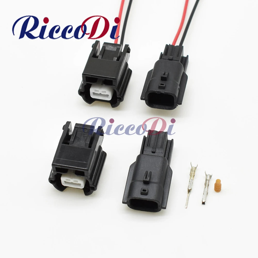 2 pin automotive waterproof electronic connector housing for wire socket applications