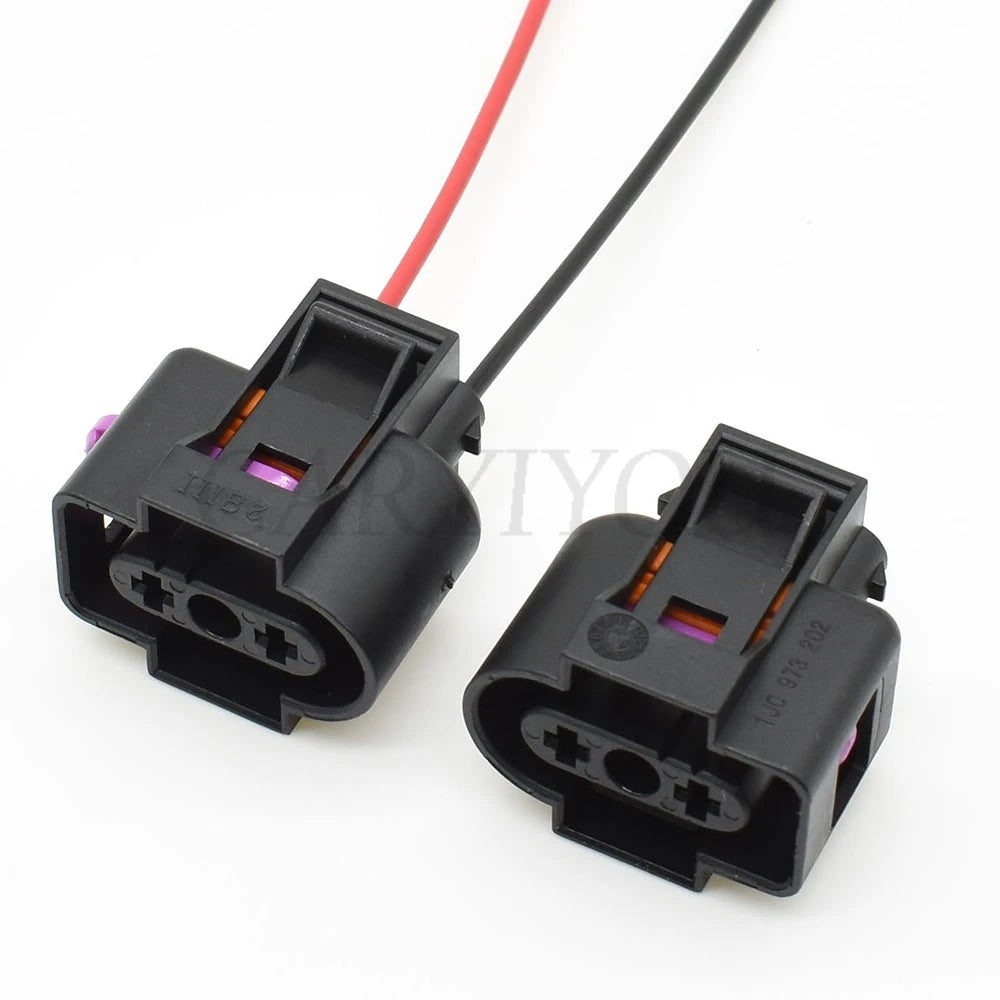 premium 2 pin auto connector for secure wiring of car water spray, washer, and antifreeze systems