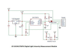 GY-30 BH1750FVI Digital Ambient Light Intensity Sensor Module