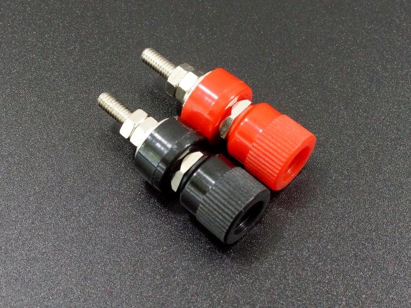 Banana Jack Binding Post, Panel Mount, 24A (2-Pack)