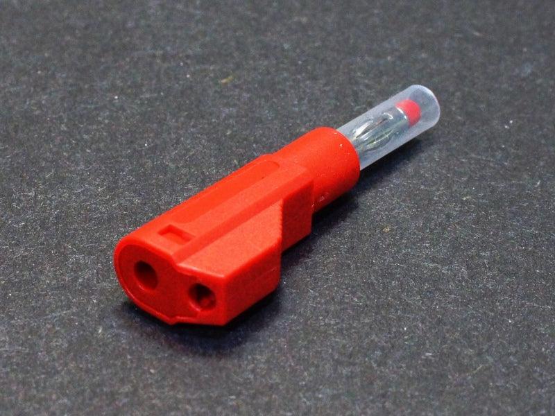 Banana Plug, Stackable, Insulated, Red (2-Pack)