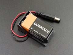 Battery Holder 9V with DC Plug