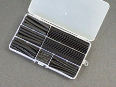 Black Heat Shrink Tubing Kit (140pcs)