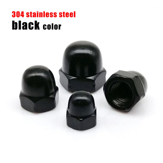 Black_Stainless_Steel_Acorn_Nut_M3_DIN1587