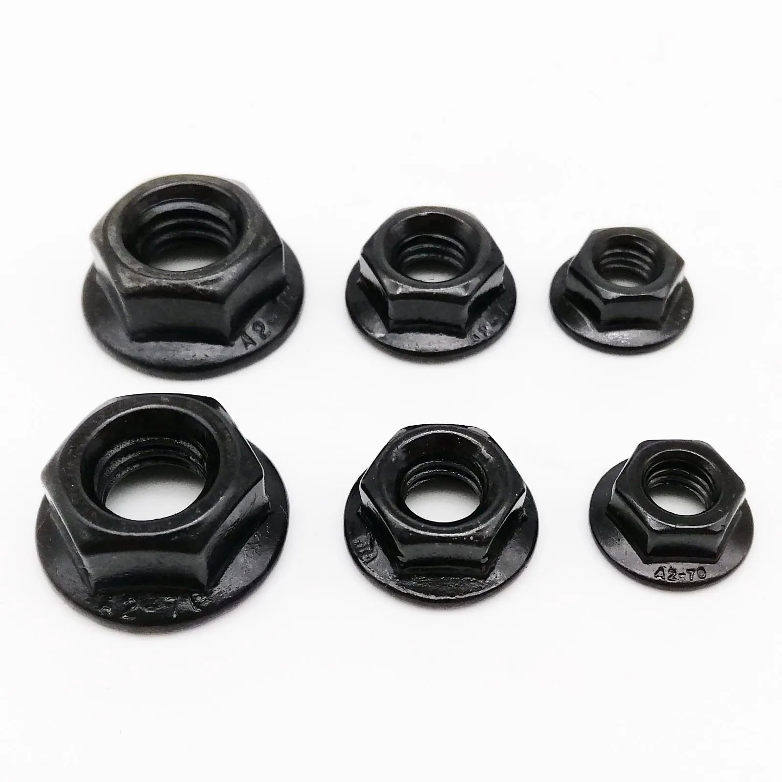 Black_Stainless_Steel_Hex_Flange_Nut_M3_DIN6923