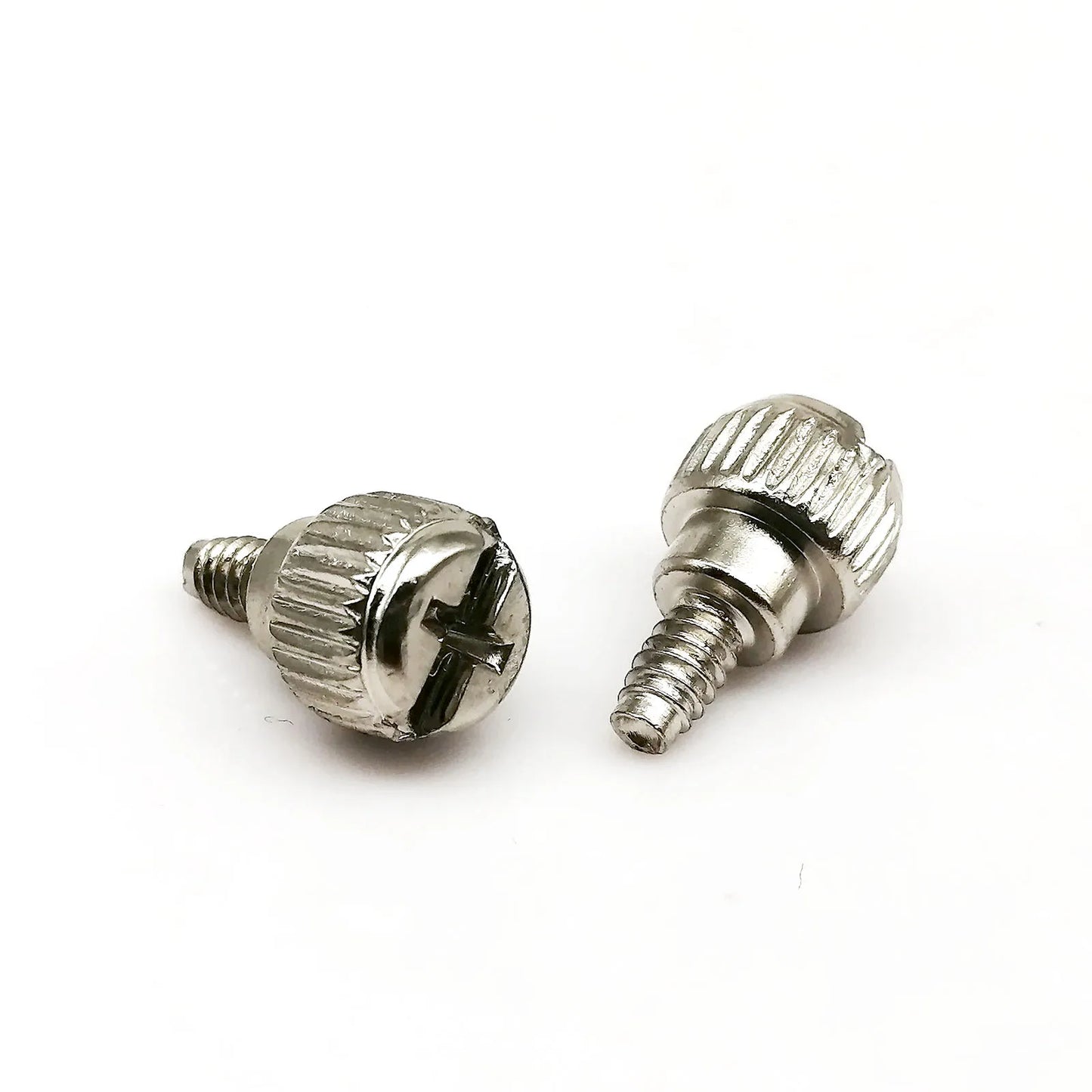 Black and silver hand-tighten thumbscrew for PC case Phillips head 6#-32×5/6mm