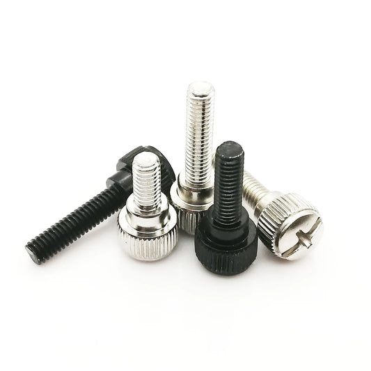 Black_silver_carbon_steel_Phillips_thumbscrew_for_PC_case_cover