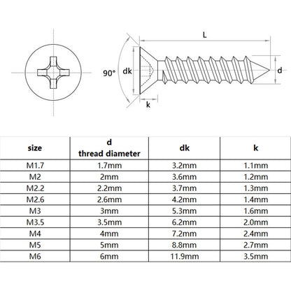 Black_zinc_plated_304_stainless_steel_cross_Phillips_flat_countersunk_head_self-tapping_wood_screw