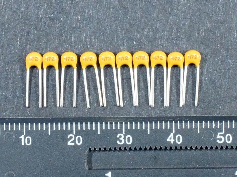 Capacitor Multilayer Ceramic 4700pF 100V (10-Pack)