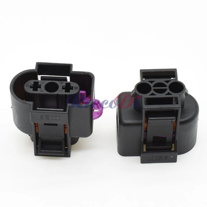 durable 2 pin auto connector for antifreeze and water spray applications in vehicles