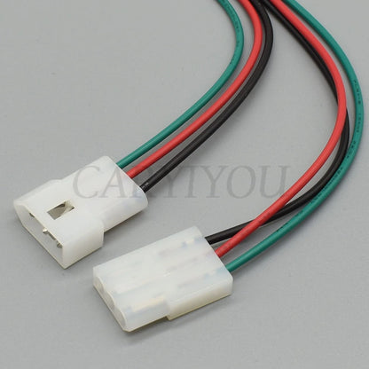 3 pin automotive connector housing with secure locking structure and durable plastic shell