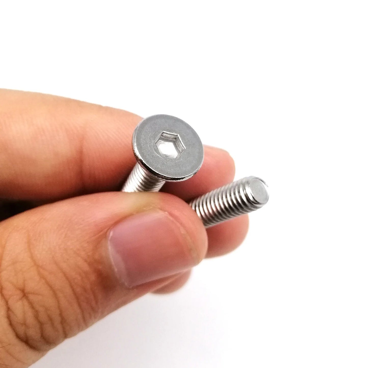 Close_Up_304_Stainless_Steel_Hex_Socket_Ultra-Thin_Flat_Wafer_Head_Screw_Detail