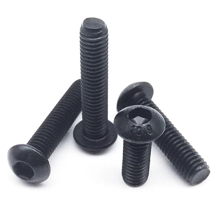 Close_Up_Black_Grade_10.9_Steel_ISO7380_Hex_Socket_Mushroom_Head_Screw_Detail