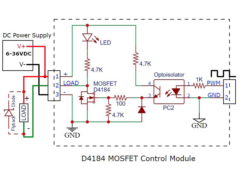 D4184 MOSFET Control Module