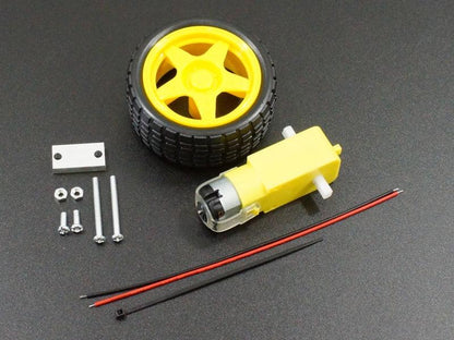 DC Motor and Wheel Set