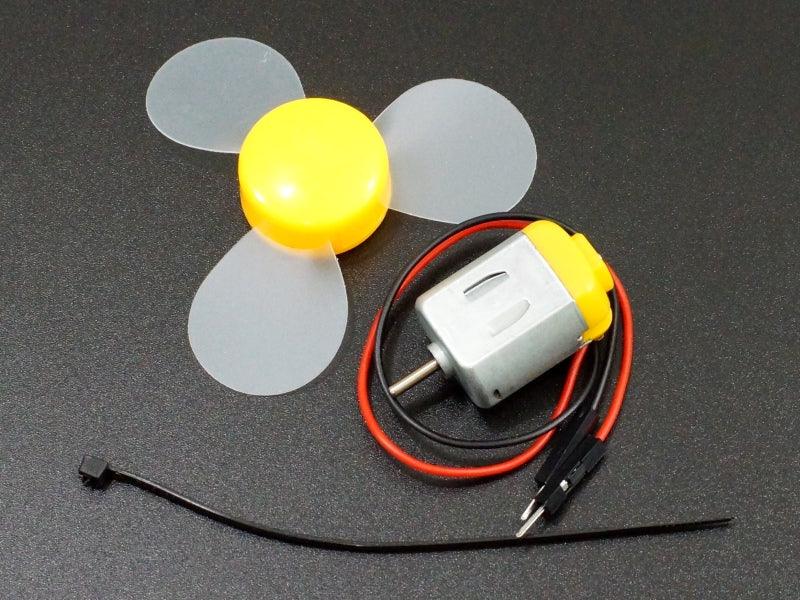 3V DC Hobby Motor with Fan