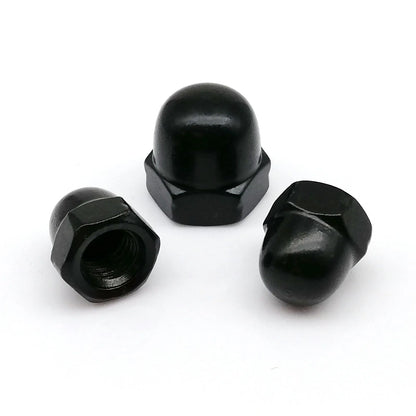 DIN1587_Black_Stainless_Steel_Acorn_Nut_M5
