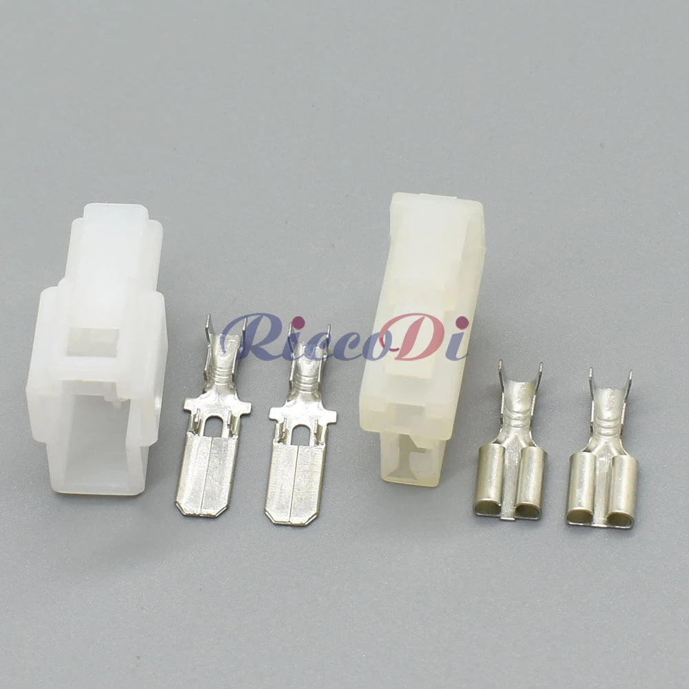 Durable body of DJ7022A 6.3MM 2 pin automotive connector plug ensures long-lasting car wiring performance