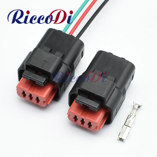 DJ7038C-1.5-21 2 ways female automotive rail pressure water temperature sensor connector plug HDI car overview