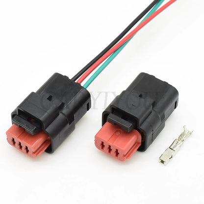 High quality DJ7038C-1.5-21 2 ways female automotive rail pressure water temperature sensor connector plug HDI car for reliable use