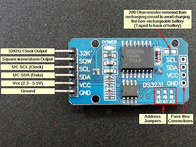 DS3231M RTC with EEPROM Module