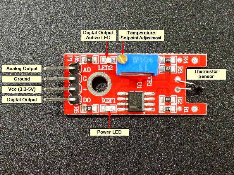 Digital Thermistor Temperature Sensor Module