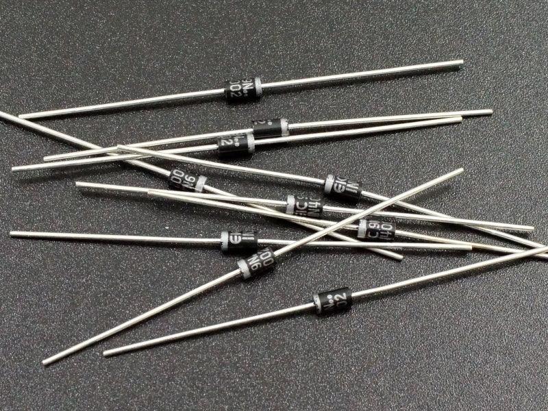 1N4002 Rectifier Diode 100V 1A (10-Pack)