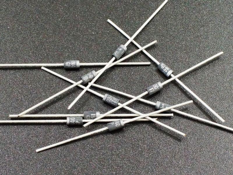 1N4004 Rectifier Diode 400V 1A (10-Pack)