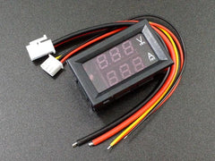 Dual Display 0-100V / 0-10A Panel Meter