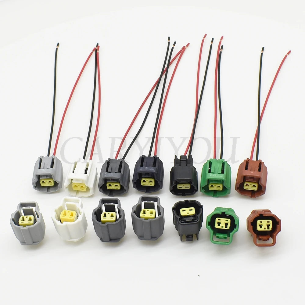 durable 2 pin connector plug for vehicle water temperature sensor wiring applications
