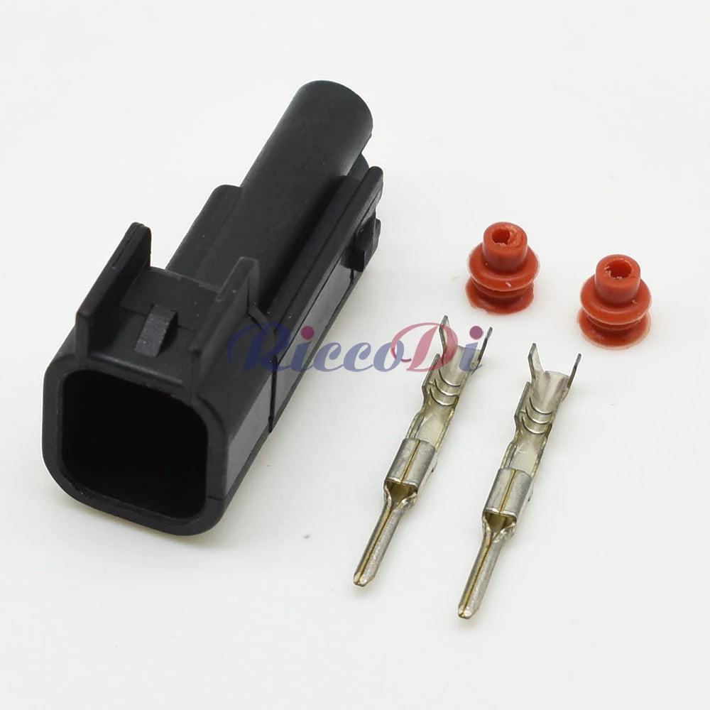 high-quality 2 pin female automotive connector for reliable injector wiring