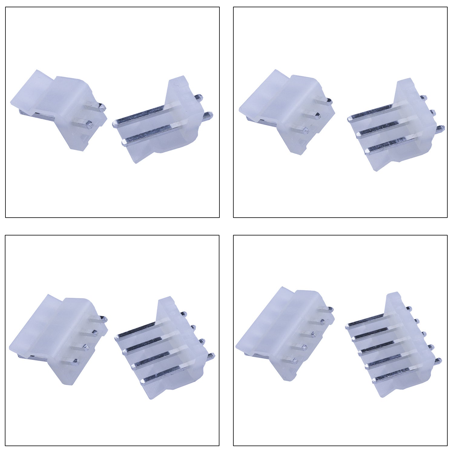 Durable Molex MX3.96 3.96mm DIP header connectors for electronic circuit boards and DIY projects
