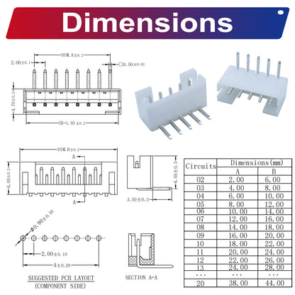 Durable_JST_PH2.0mm_DIP_Right_Angle_Type_Connectors