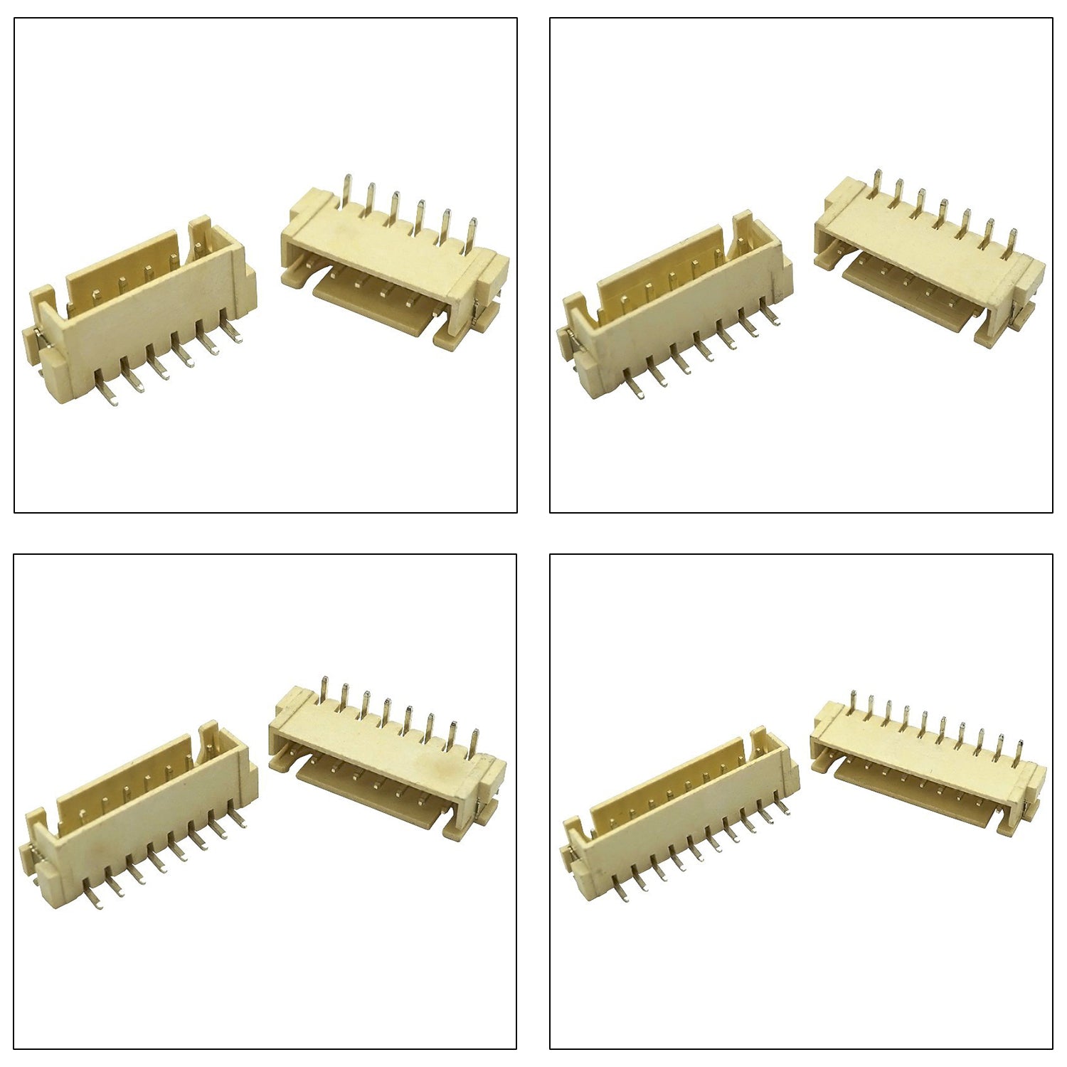 Durable JST XH2.5mm vertical SMT headers with 2-12 pin options, ideal for reliable electronics projects