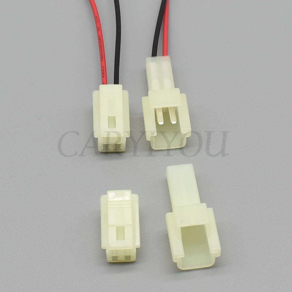durable waterproof 2 pin connector for motorcycle electrical systems and wiring circuits