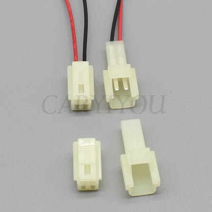 durable waterproof 2 pin connector for motorcycle electrical systems and wiring circuits