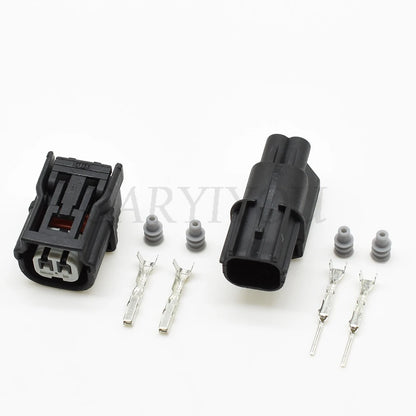 automotive connector socket for ABS sensor, press switch, and ignition coil wiring