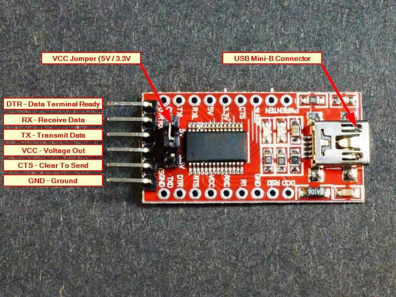 FT232RL USB to TTL Serial Interface Adapter