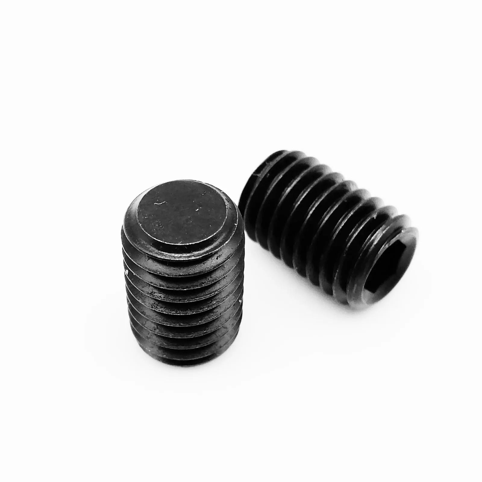 Flat_point_Allen_head_set_screw_black_grade_12.9_steel_M2_M8