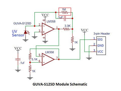 GUVA-S12SD UV Light Sensor Module