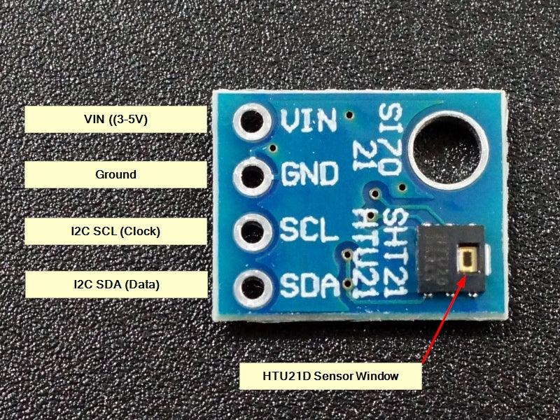 GY-21 HTU21D Humidity / Temperature Sensor Module