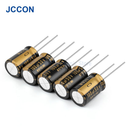 Aluminum Electrolytic Audio Capacitor 25µF-100µF for HiFi Speaker & Amplifier Circuits