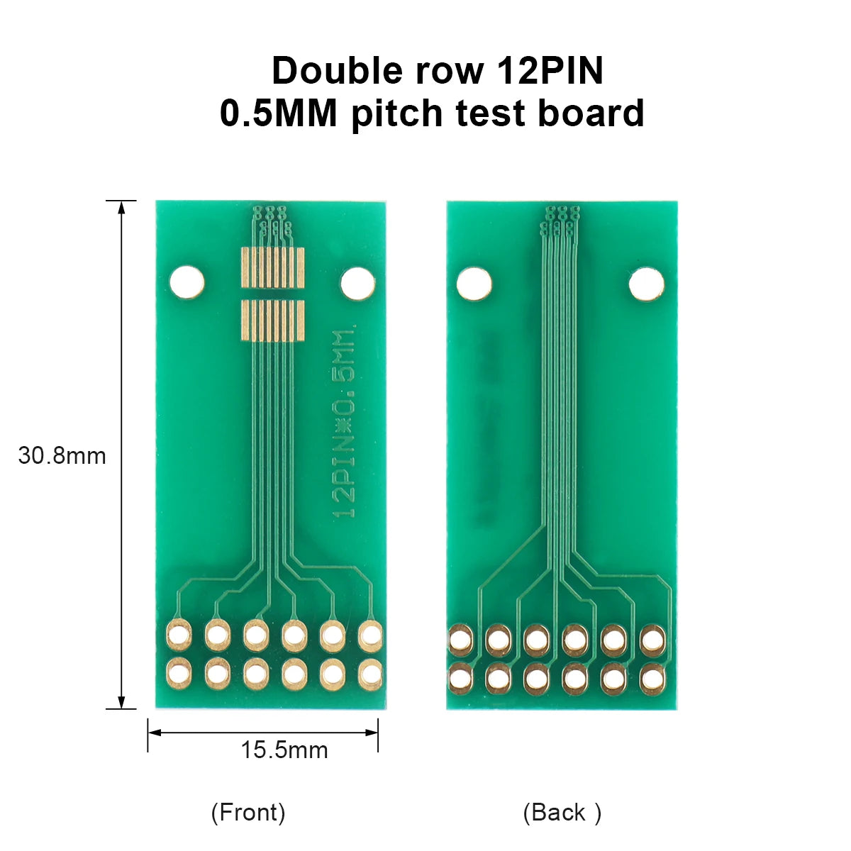 10P–30P Double-Row Test Adapter Board for LCM TFT LCD PCB 2.0mm/2.54mm Connector