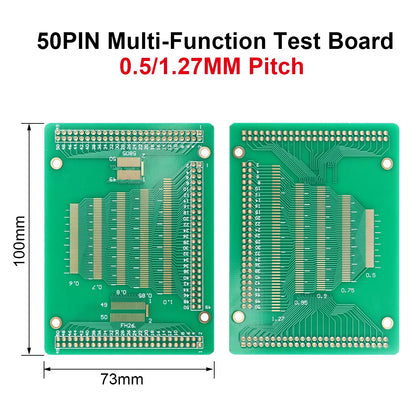 Multi-Function Transfer Test Board 50PIN 0.5–1.27mm Pitch for LCM TFT LCD
