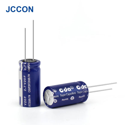 2.7V Supercapacitor 1F–60F for Vehicle Data Recorder and Reserve Power