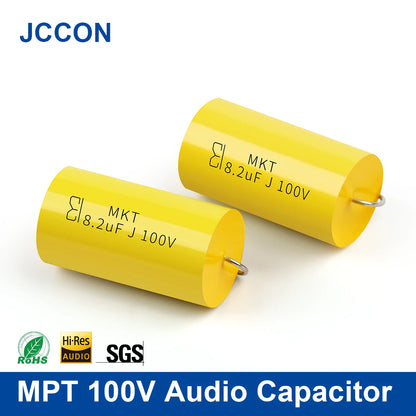 100V Axial Audio Capacitor for HiFi Crossover, Coupling & Frequency-Divided Speaker Applications