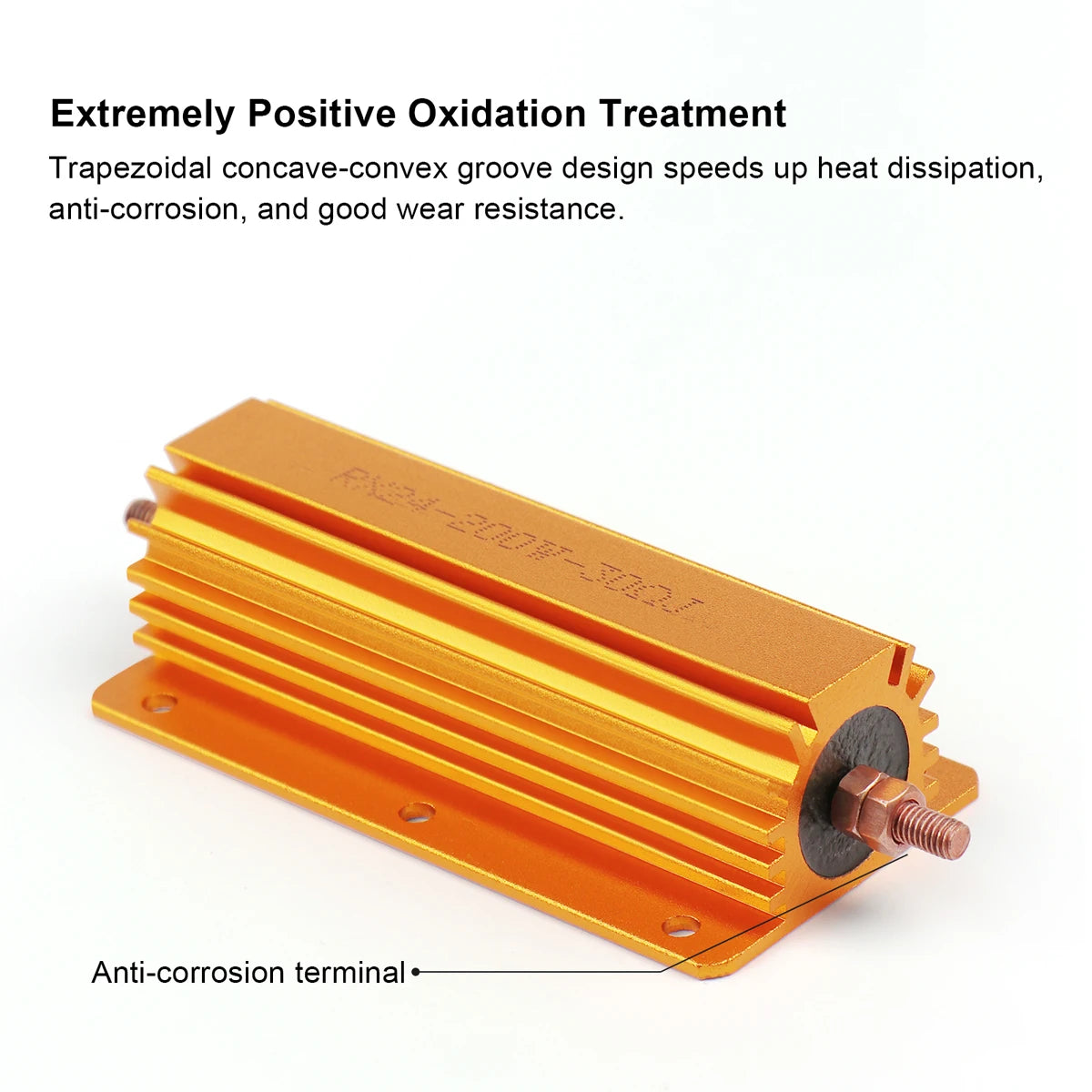 50W–100W Aluminum Wirewound Resistor RX24 0.1Ω–10KΩ Metal Shell Power Resistor