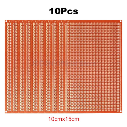 PCB Prototype Board 10x15cm Universal DIY Matrix Single-Row Continuous Hole Soldering Plate