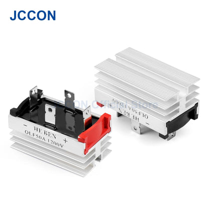 Three Phase PWM Rectifier QLF50A 1200V Bridge Diode 50A Aluminum Case for Industrial Power Supply